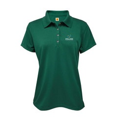 Girls Performance Short-Sleeve Fitted Polo Shirt