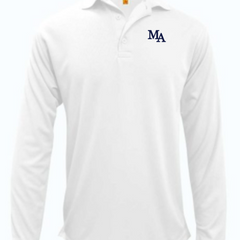 Madison Academy Performance Long-Sleeve Polo Shirt