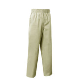 Elastic Waist Pull-On Khaki Twill Pants