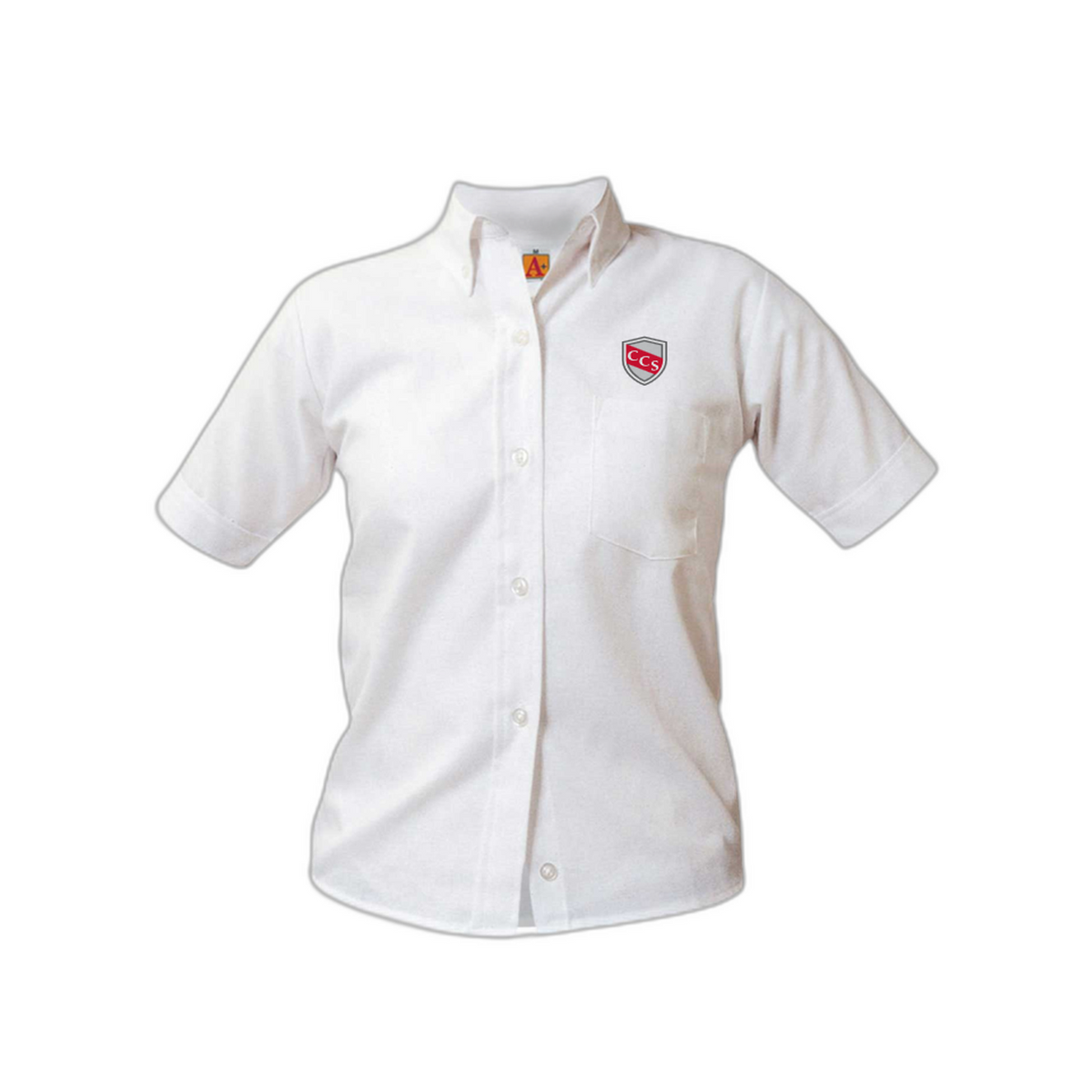 Girls Short-Sleeve Oxford