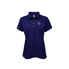 Girls Performance Short-Sleeve Fitted Polo Shirt