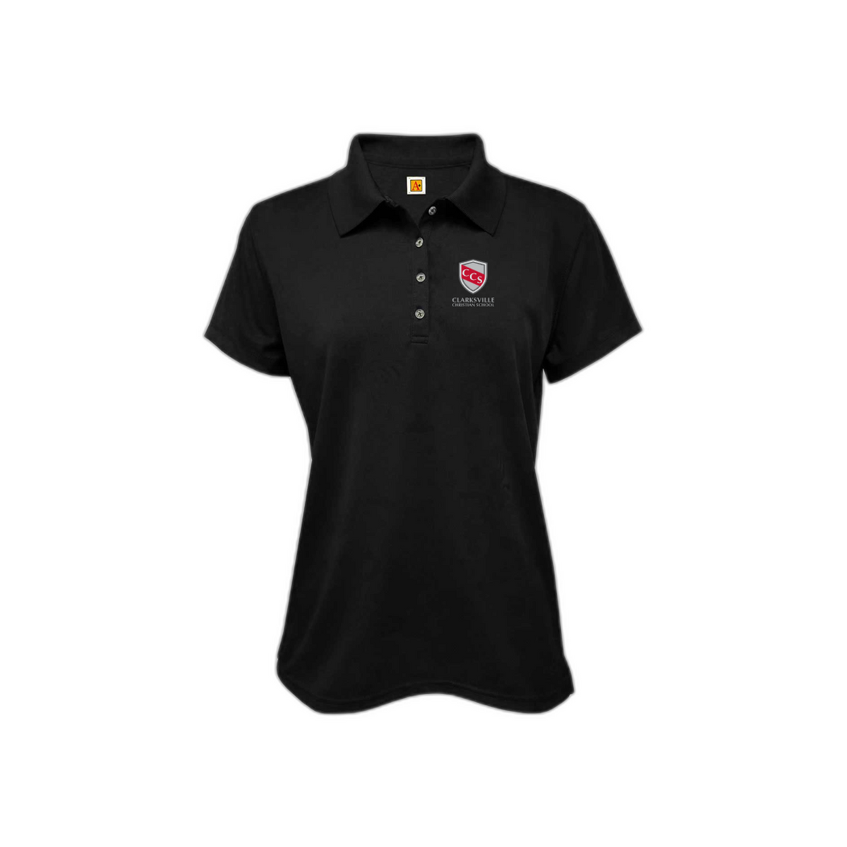 Girls Performance Short-Sleeve Fitted Polo Shirt
