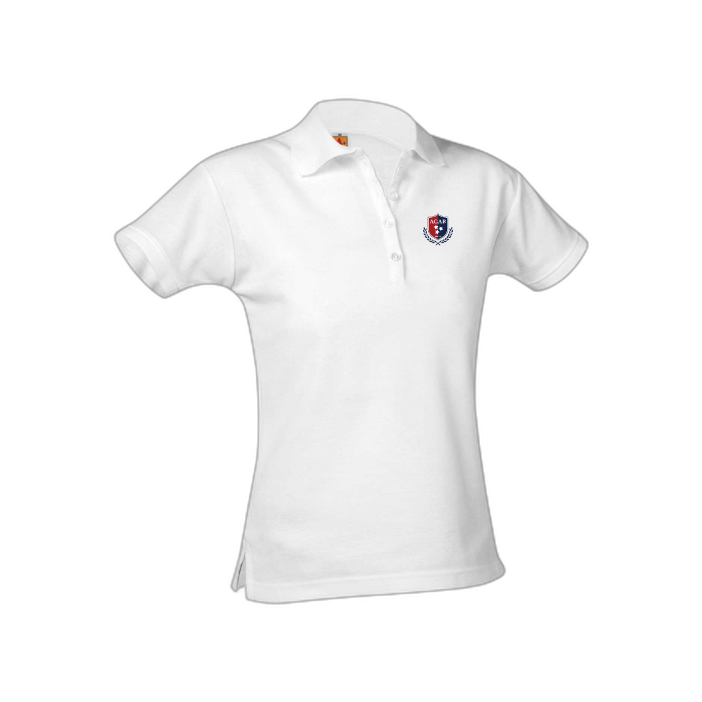 Girls Short-Sleeve Fitted Polo Shirt