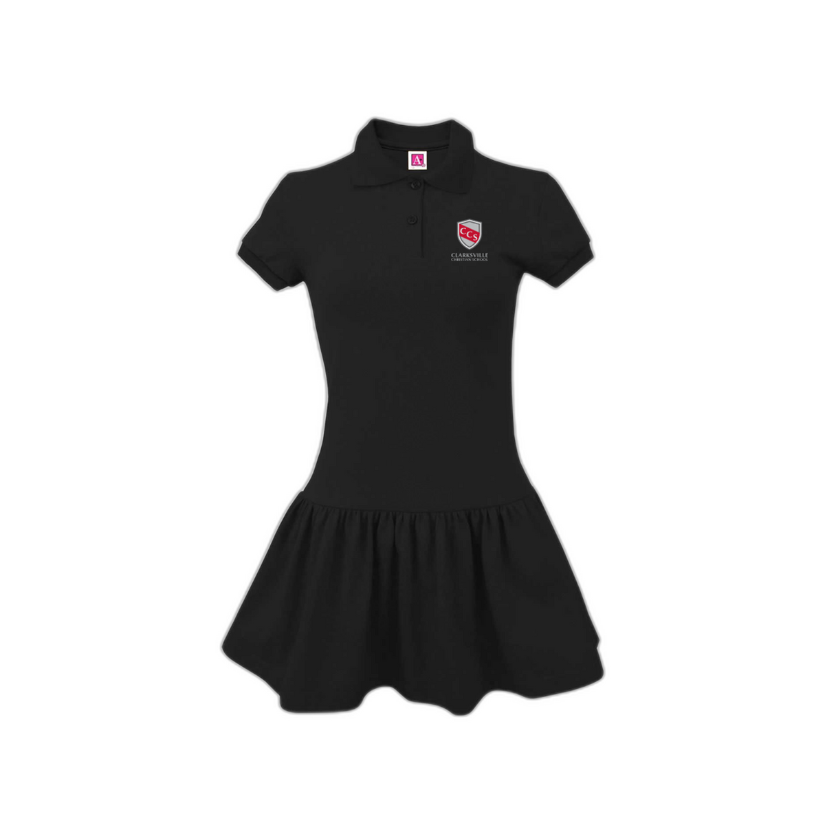 Short-Sleeve Polo Dress