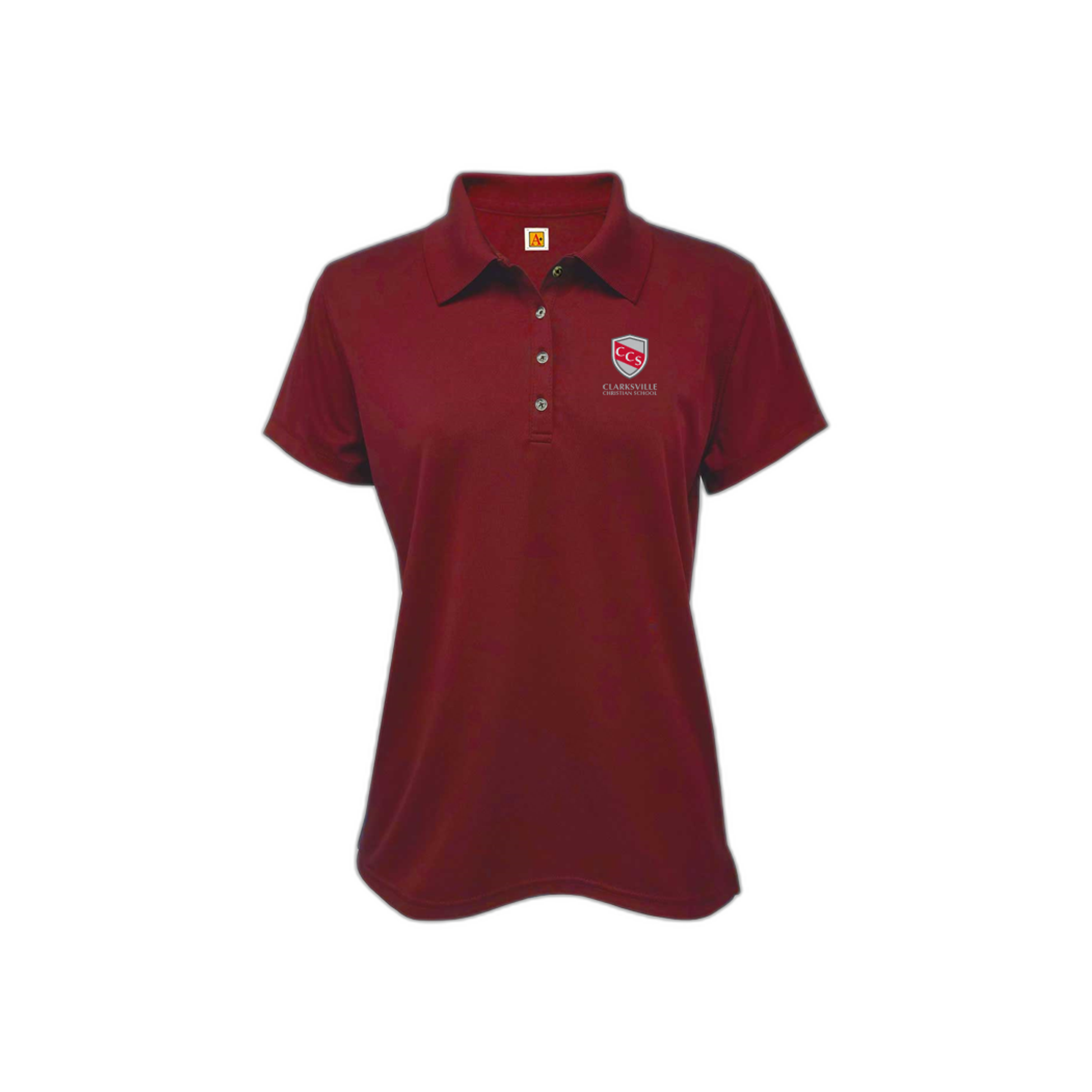 Girls Performance Short-Sleeve Fitted Polo Shirt