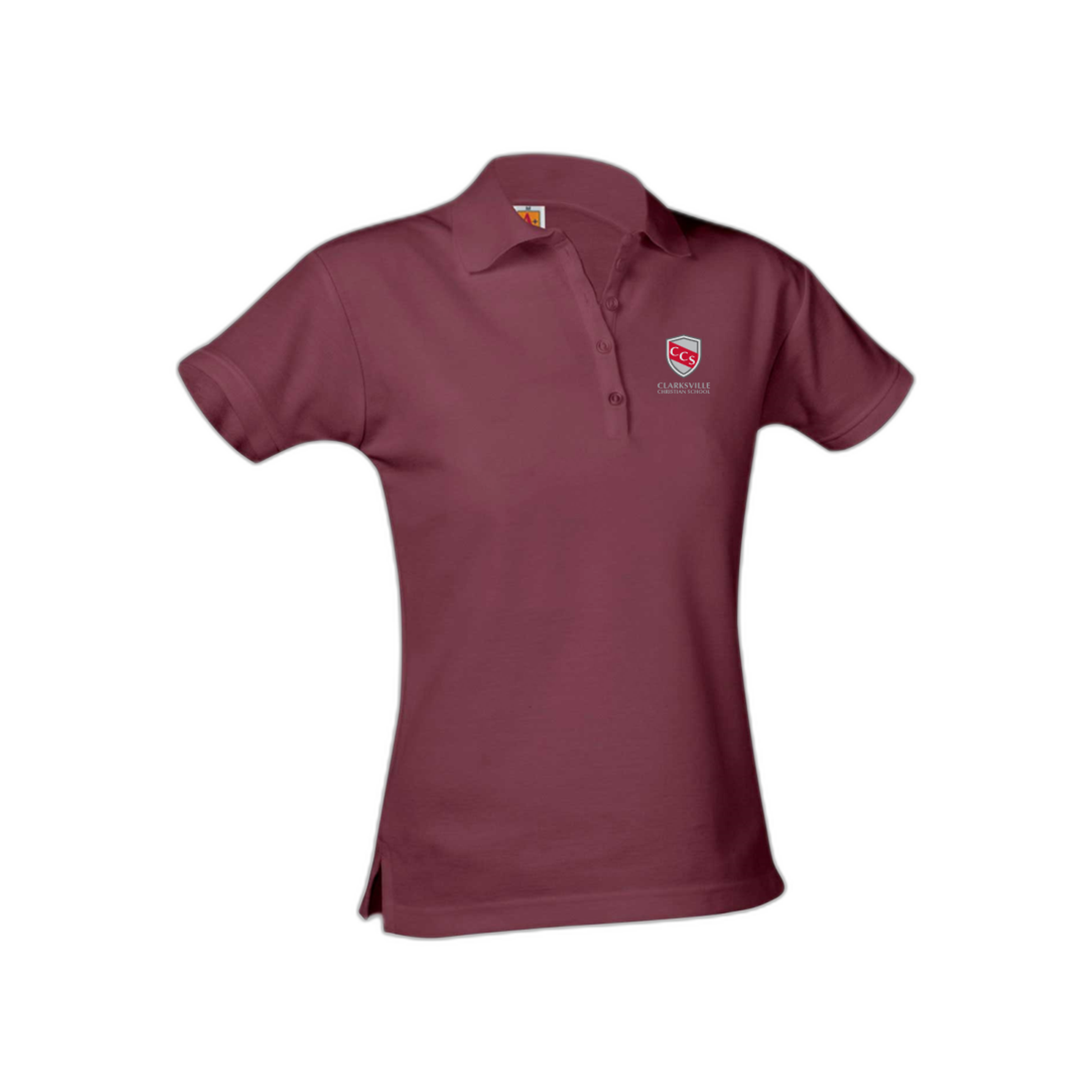 Girls Short-Sleeve Fitted Polo Shirt