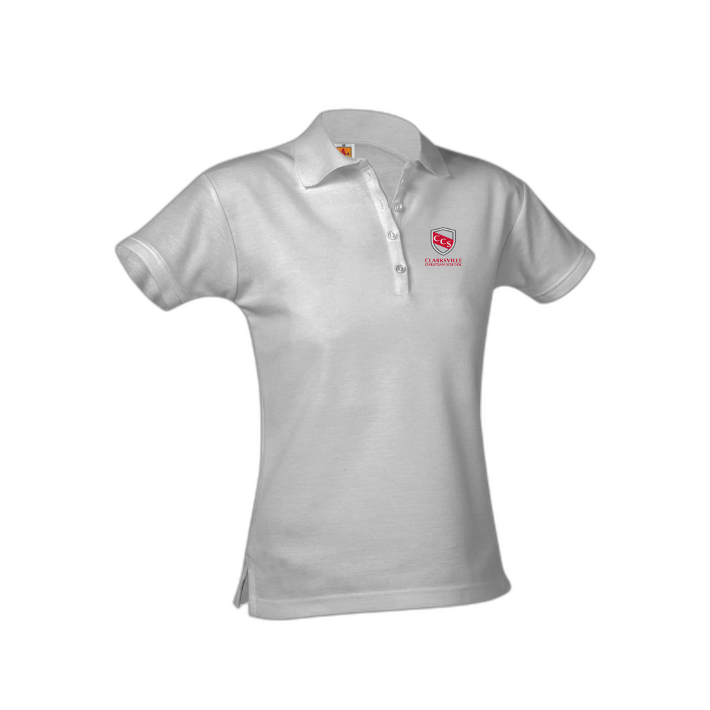 Girls Performance Short-Sleeve Fitted Polo Shirt