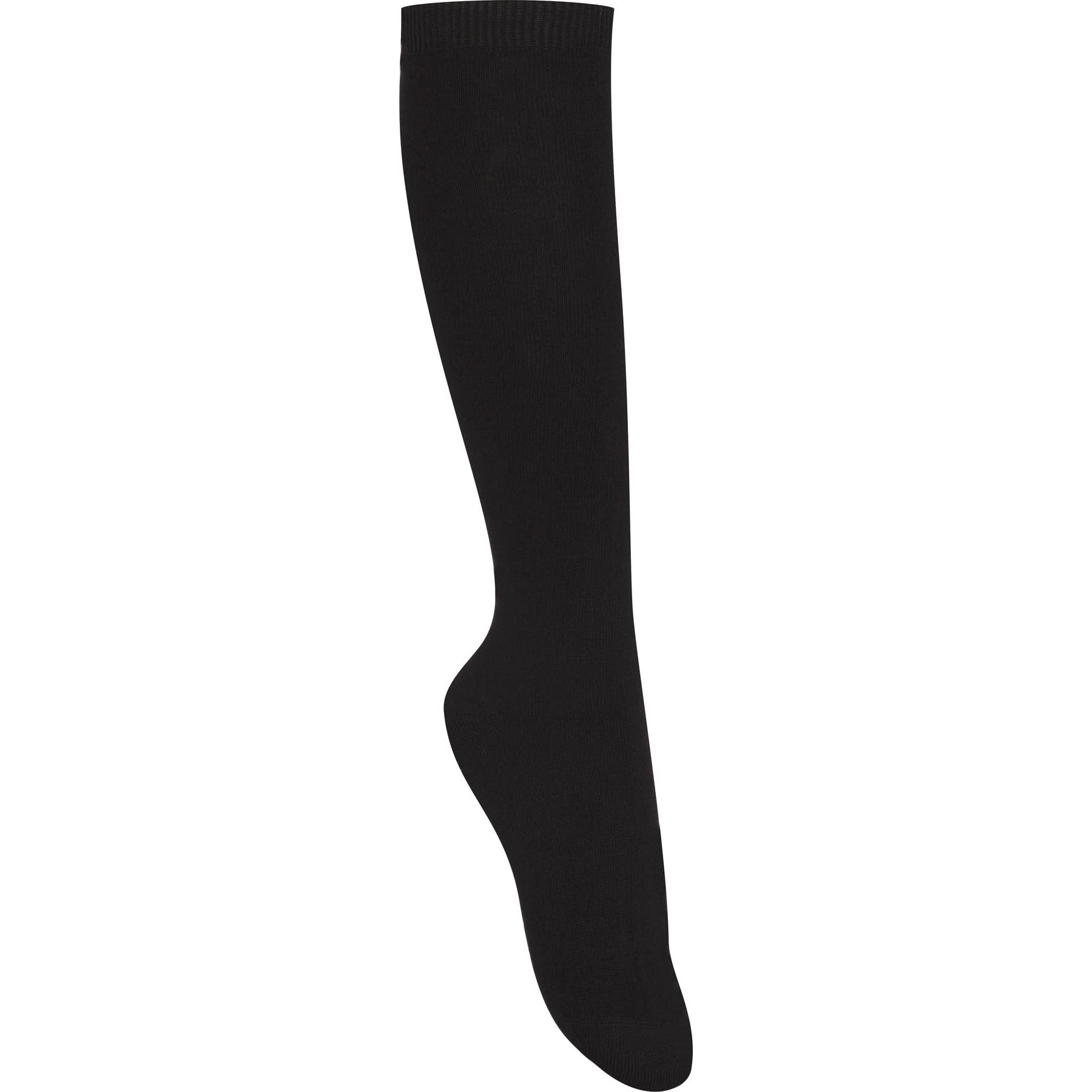 Knee High Socks (3 Pack), White and Black