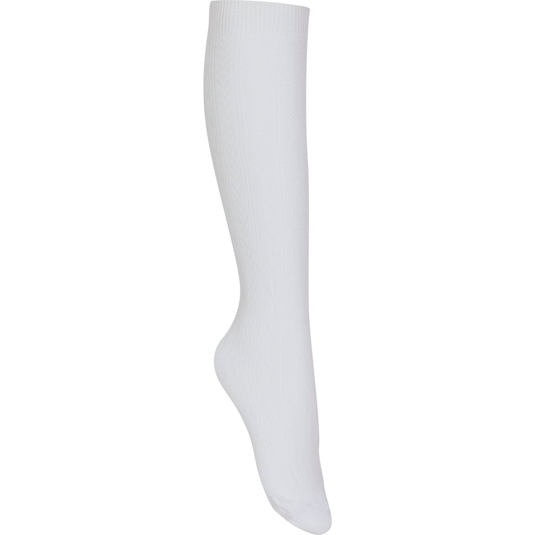 Knee High Socks (3 Pack), White and Navy
