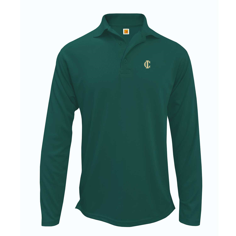 Performance Long-Sleeve Polo Shirt