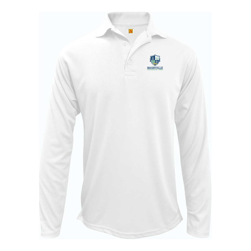 Performance Long-Sleeve Polo Shirt