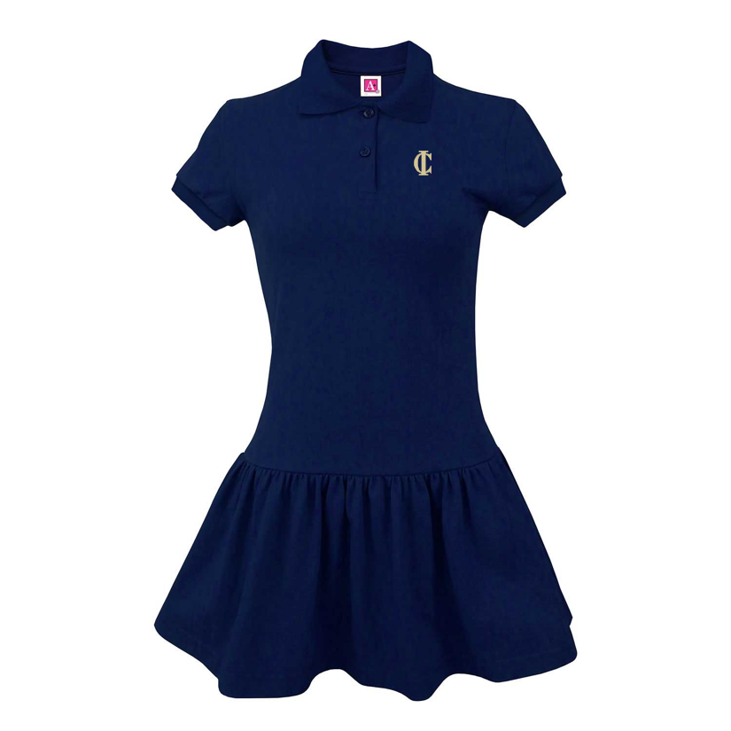 Short-Sleeve Polo Dress