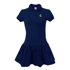 Short-Sleeve Polo Dress