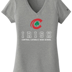 CCHS Women's New Era V-Neck T-Shirt