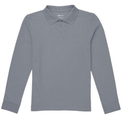 Long-Sleeve Polo Shirt (Blank)