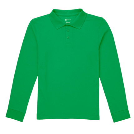 Long-Sleeve Polo Shirt (Blank)