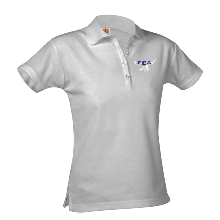Girls Short-Sleeve Fitted Polo Shirt