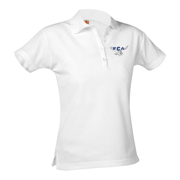 Girls Short-Sleeve Fitted Polo Shirt