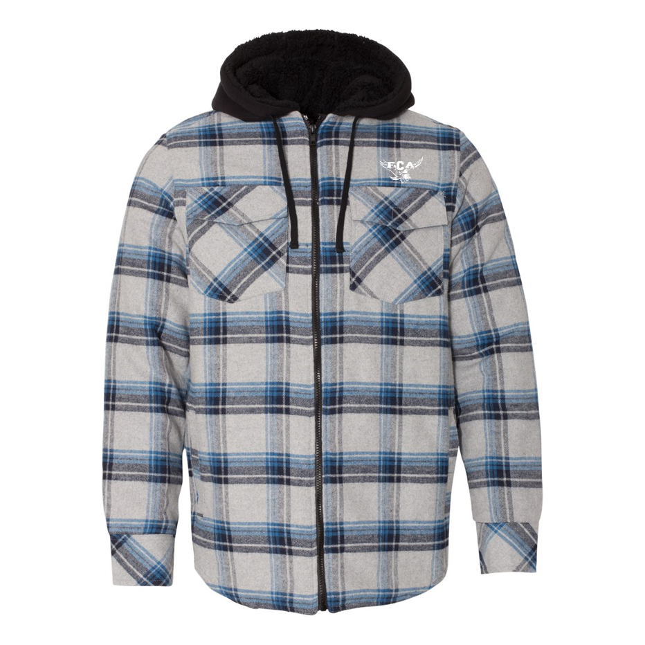 Hooded Flannel Jacket