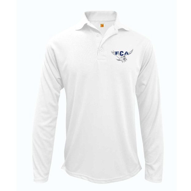 Performance Long-Sleeve Unisex Polo Shirt