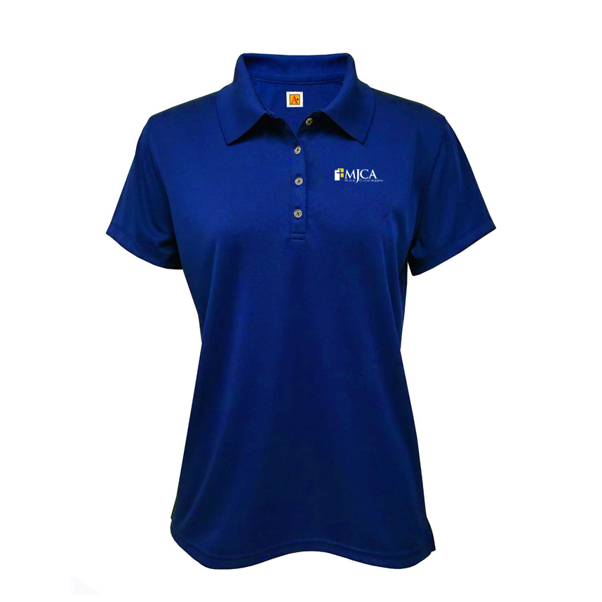 Girls Performance Short-Sleeve Fitted Polo Shirt