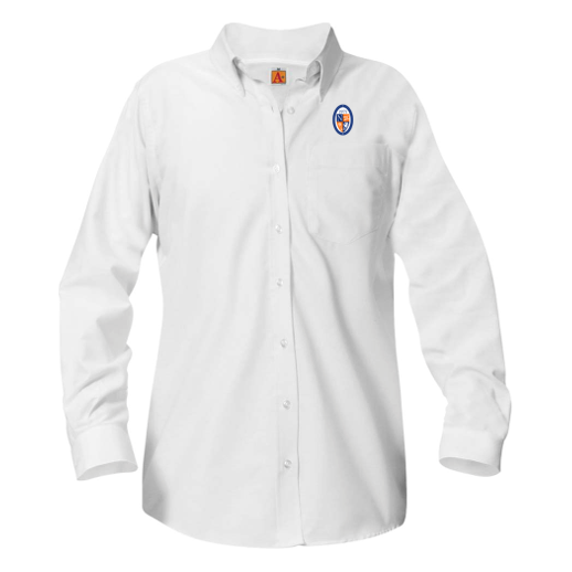 Girls Long-Sleeve Oxford