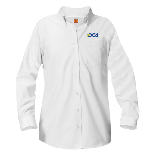 Girls Long-Sleeve Oxford