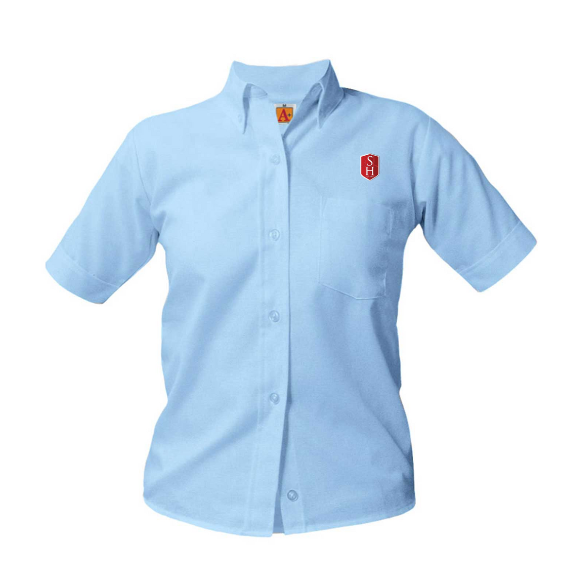 Girls Short-Sleeve Oxford