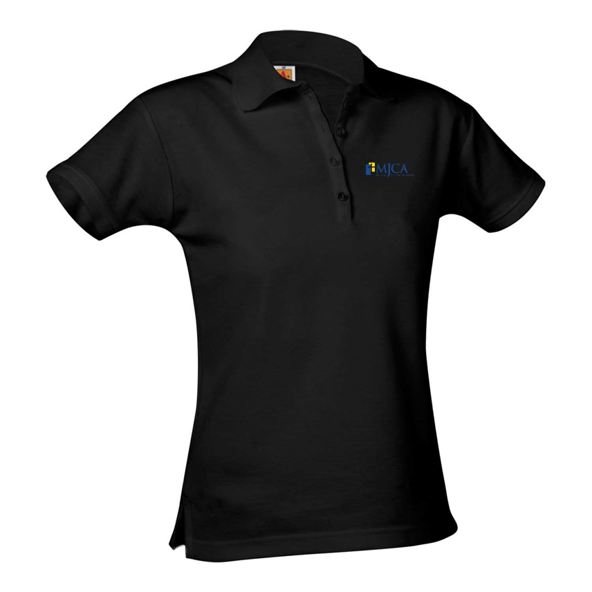 Girls Short-Sleeve Fitted Polo Shirt