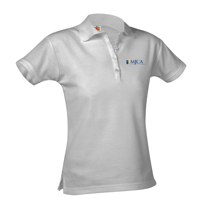 Girls Short-Sleeve Fitted Polo Shirt
