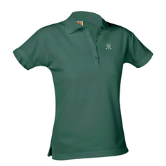 Girls Short-Sleeve Fitted Polo Shirt