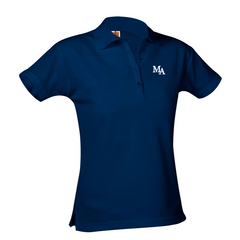 Girls Short-Sleeve Fitted Polo Shirt
