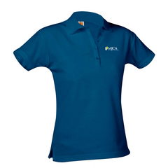Girls Short-Sleeve Fitted Polo Shirt
