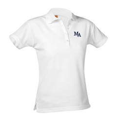Girls Short-Sleeve Fitted Polo Shirt