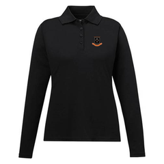 Girls Long-Sleeve Fitted Polo