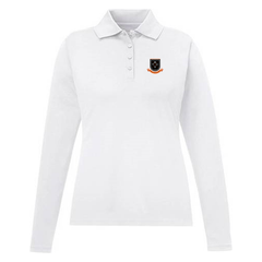 Girls Long-Sleeve Fitted Polo