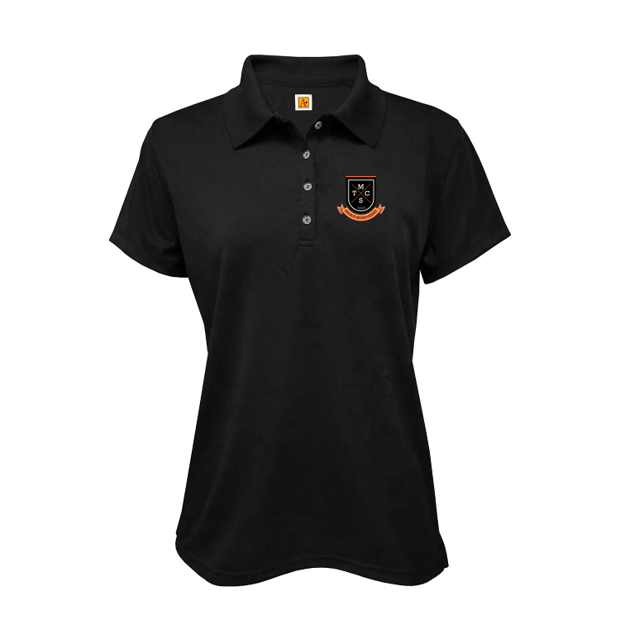 Girls Performance Short-Sleeve Fitted Polo Shirt