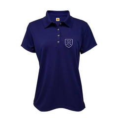 Girls Performance Short-Sleeve Fitted Polo Shirt