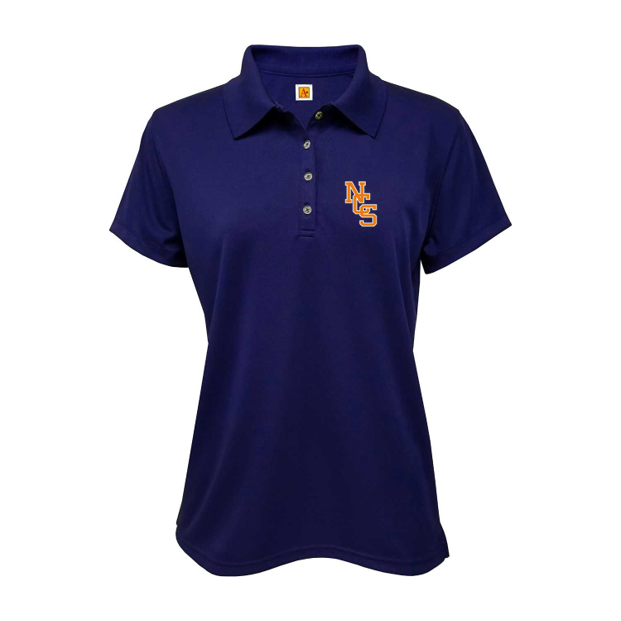 Girls Performance Short-Sleeve Fitted Polo Shirt