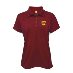 Girls Performance Short-Sleeve Fitted Polo Shirt