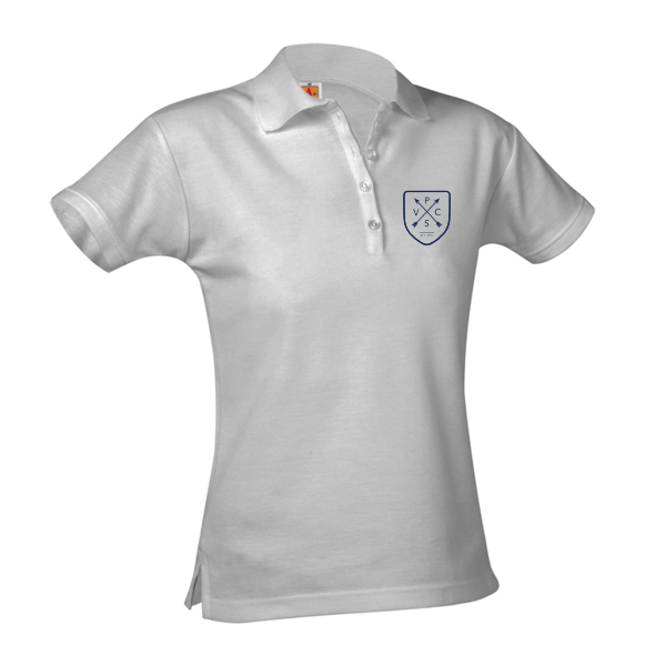 Girls Short-Sleeve Fitted Polo Shirt