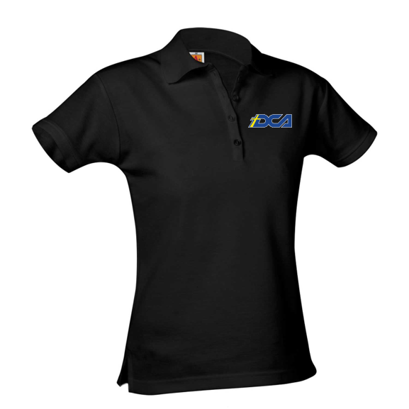 Girls Short-Sleeve Fitted Polo Shirt