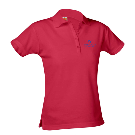 Girls Short-Sleeve Fitted Polo Shirt