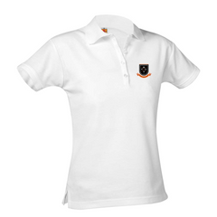 Girls Short-Sleeve Fitted Polo Shirt