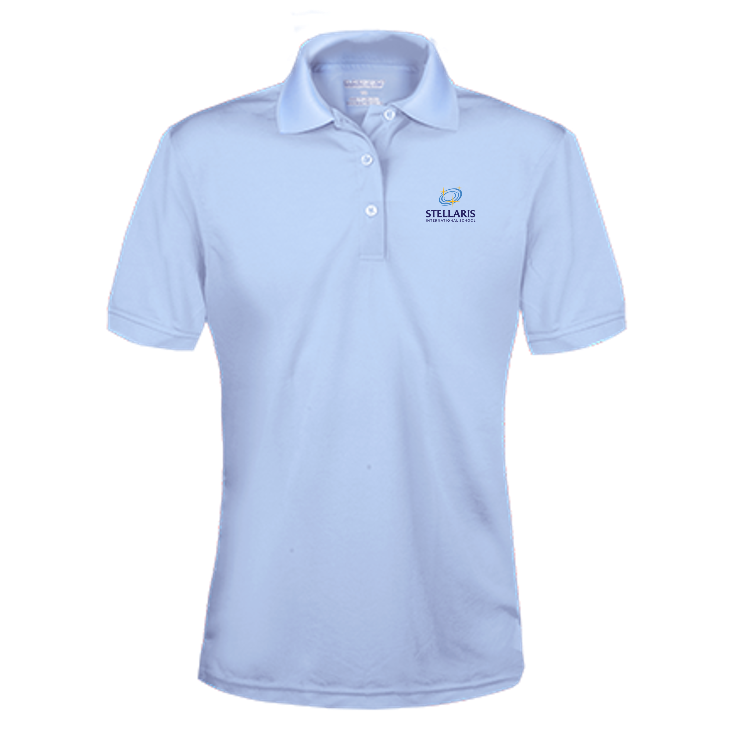 Girls Performance Short-Sleeve Fitted Polo Shirt