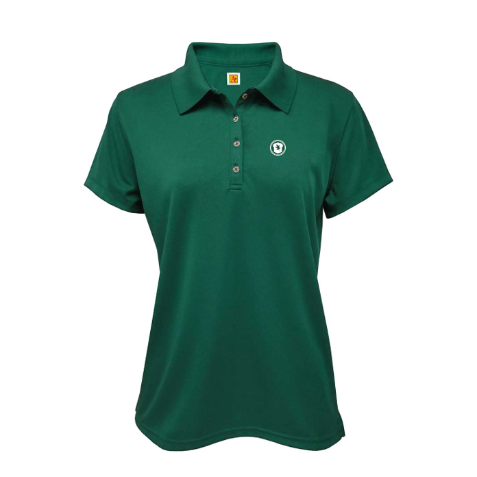 Girls Performance Short-Sleeve Fitted Polo Shirt