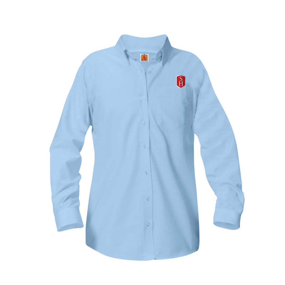 Girls Long-Sleeve Oxford