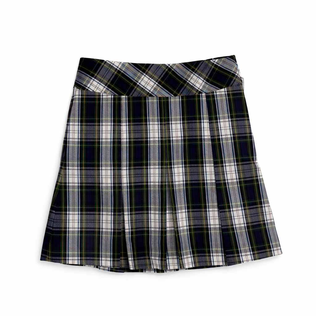 Plaid Skirt Wide Band