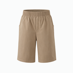 Khaki Performance Pull-On Shorts