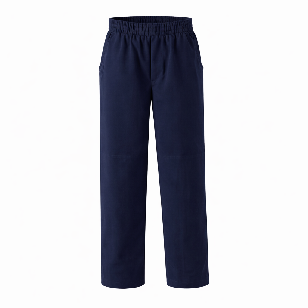 Elastic Waist Performance Pull-On Pants Navy